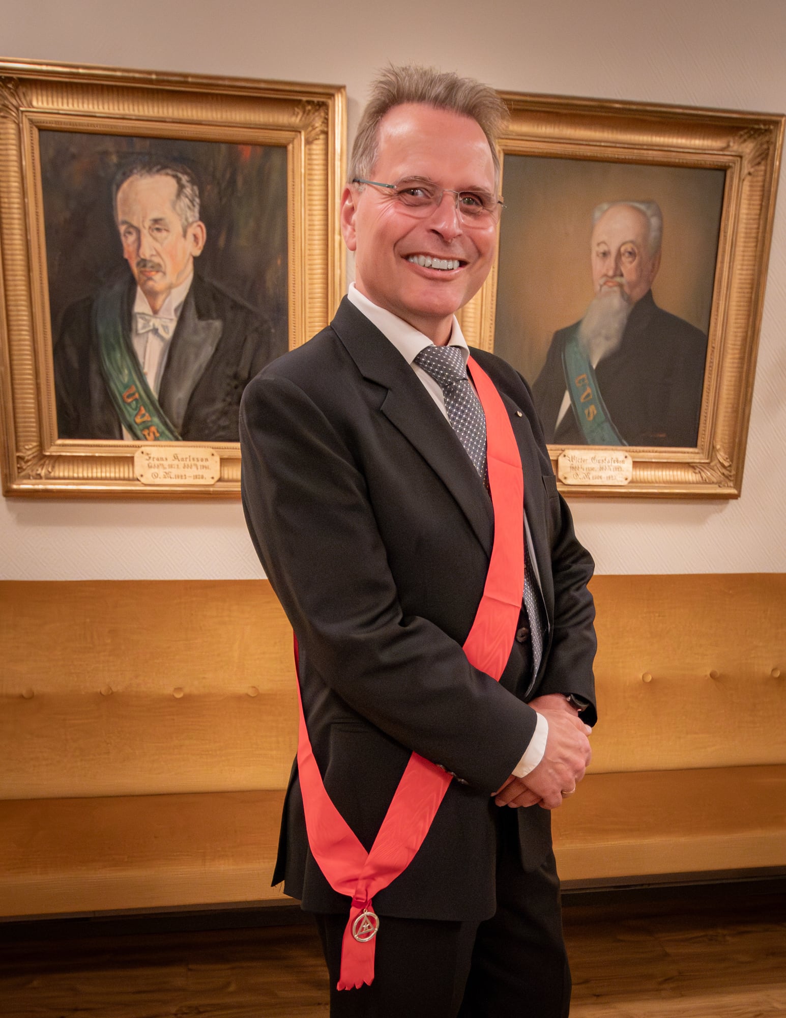 Ny broder invigd på vårens sista Logekväll